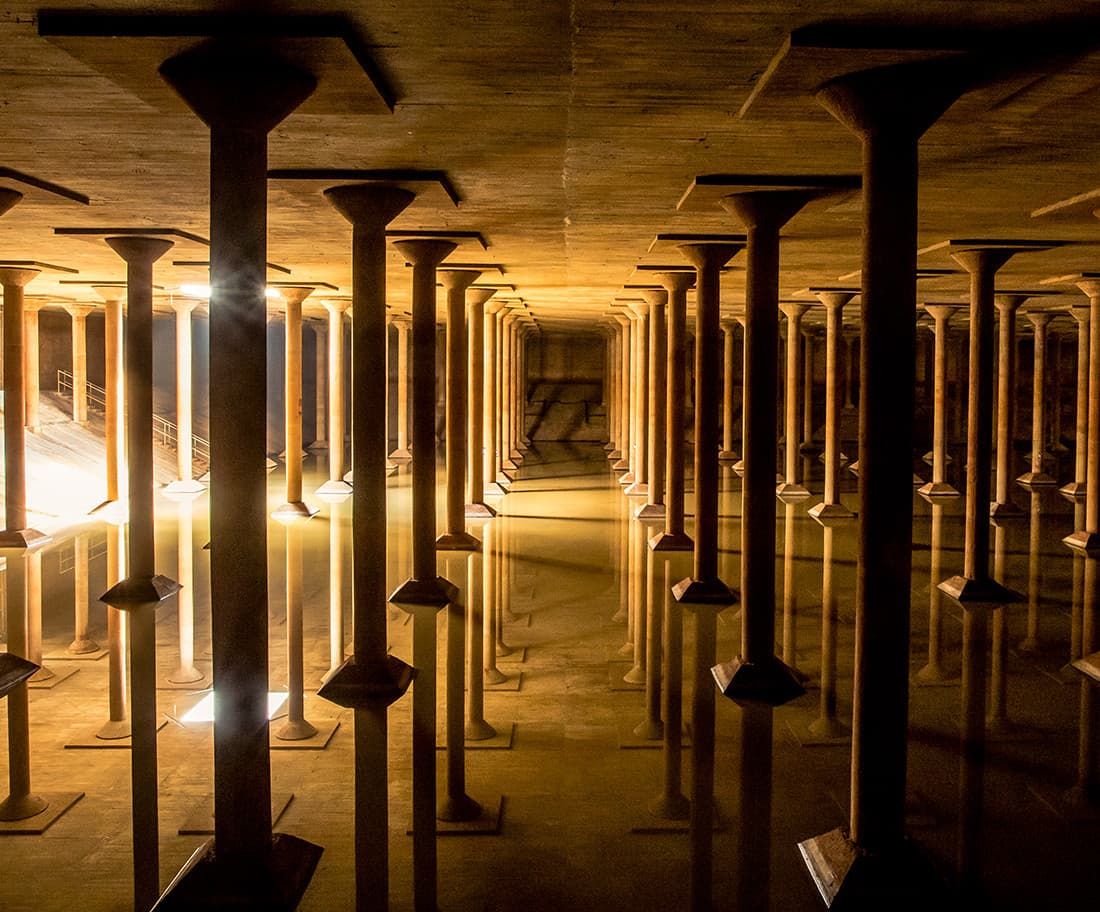 87,500 Square Feet Underground: Inside Houston's Cistern and Rafael Lozano-Hemmer's 'Undercurrents'
